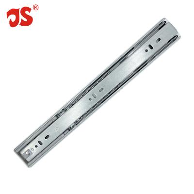 China 3 Fold+Full Extension 3 Fold+Full Extension Black Color Ball Bearing Rail Heavy Duty Soft Narrow Factory Drawer Telescopic Slide for sale