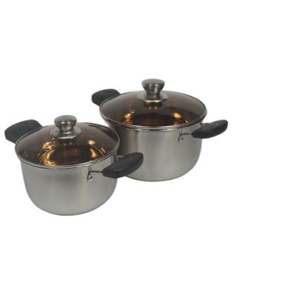 China Hot Selling Compound Steel Pot Cheap 201 Soup Pot Soup To Restaurants for sale