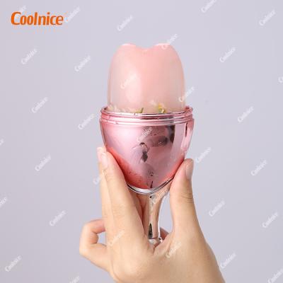 China Contours And Lifts Skin Customized Multifunctional Facial Skin Care Ice Roller For Summer Cooling Ice Roller On Face Contouring for sale