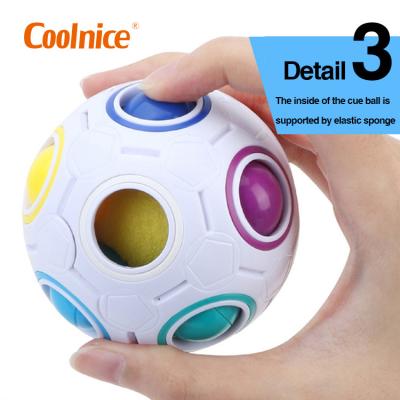 China Educational Toy Mini Magic Rainbow Football Puzzle Stirring Person Funny Toys Educational Study Skillful Design And Exquisite Appearance for sale