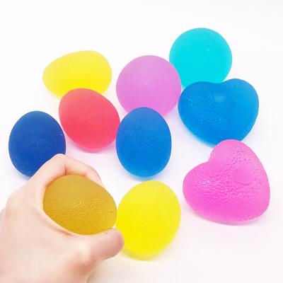 China Indoor Sporting Goods Wholesale Wrist Muscle Sports Stress Ball Silicone Sports Hand Grip Ball for sale