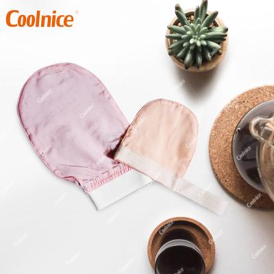 China EXFOLIATE 100% Raw Silk Exfoliating Turkish Silk Exfoliating Gloves Bath Customized Glove Wholesale Customized for sale