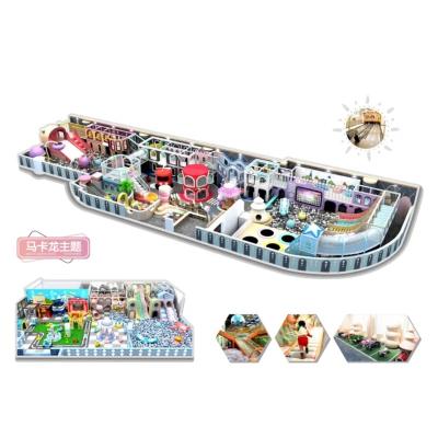 China Good Quality Wooden Kids Playground Indoor Soft Playground Set Children's Paradise Kindergarten Support OEM/DOM for sale