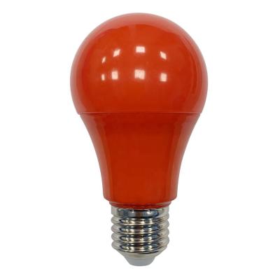 China Residential Colorful LED BULB A60 With Pink Orange Blue Red Yellow Green Color for sale