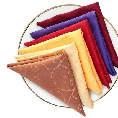 China Square Table Cloth Polyester Napkins Disposable Cloth for Home Christmas Festival Festival Hotel Party Dinner Napkins Kitchen Drop for sale