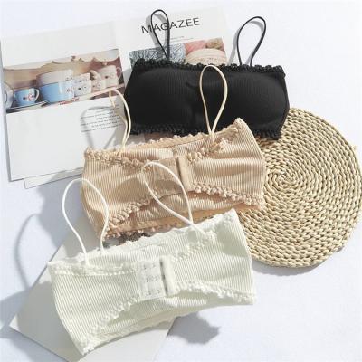 China Condole Antibacterial Lace Chest Wraps Belt Summer To Taste Spiral To Prevent Leakage Underwear Chest Wrap for sale