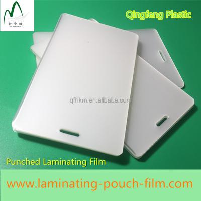 China Credit Card Size Moisture Proof Slotted LAMINATING POCKETS FILM With Good Price for sale