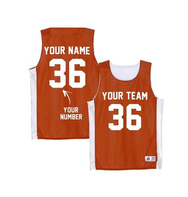 China Wholesale custom basketball best china low price antibacterial basketball tank top with team name for sale