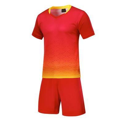 China Antibacterial Sports Fitness Soccer Jersey Breathable Factory Direct Sales Soccer Jersey for sale