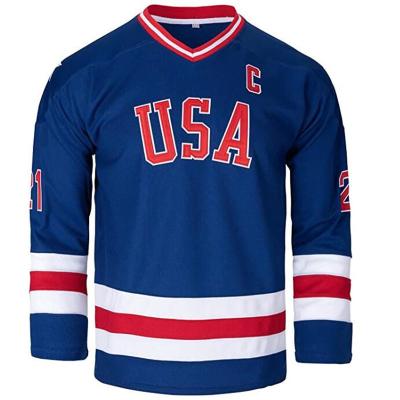 China Custom Sublimation Embroidered Breathable Comfortable Quick Fit OEM Ice Hockey Logo High Quality Ice Hockey Uniform Tank Top for sale