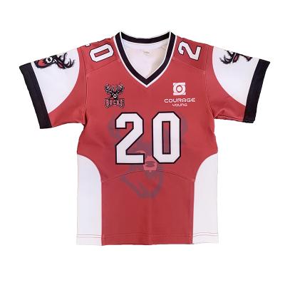 China Custom Size Kids Rugby Jersey Polyester Breathable American Football Wear Rugby Uniform for sale