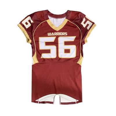 China Custom made american football uniform print sublimation youth american football singlet uniform for sale