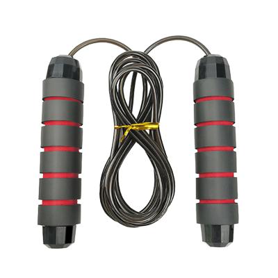 China Durable Weighted Jump Ropes Foam To Handle Anti Slip Skipping Rope Indoor Exercise Home Fitness for sale