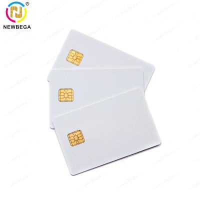 China PVC Blank Card Waterproof / Waterproof RFID Contact Card 4442 Chip for sale