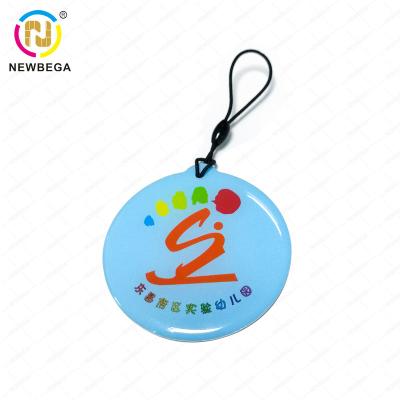 China Waterproof / NFC Glue Card 13.56 MHz NFC213 Chip Custom Printing Waterproof Epoxy NFC RFID Card for sale