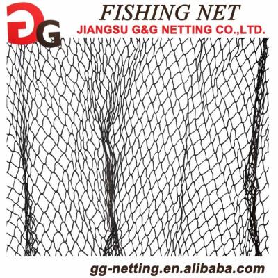 China High Quality Multifilament PP Knotless Netting Without Overlock Square Fishing Net for sale