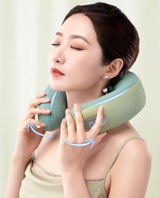 China Home Rechargeable Massage Pillow Neck Massager Neck Massage Pillow U-shaped Kneading Car for sale