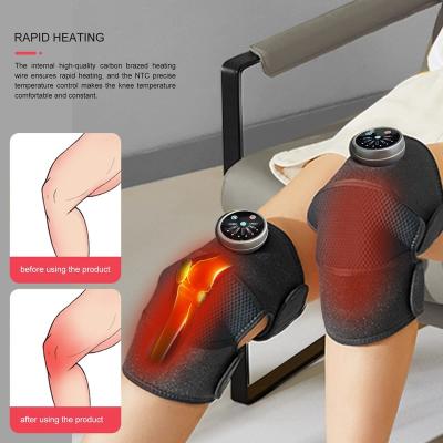 China New 2023 Smart Knee Leg Brace Electric Arthritis Knee Massager withMedical Heated Wrap Device with Heat and Air Compression for sale