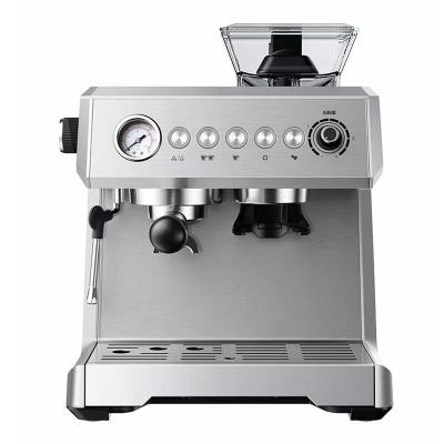 China 2022 Hotel Professional Espresso Coffee Machine A Coffee Commercial 15 Bar 2L Espresso Machine With Grinder for sale