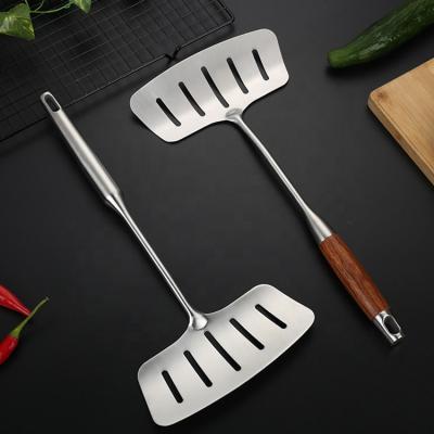 China Sustainable Hot Selling Household Kitchen Tools Thickened 304 Stainless Steel Fish Shovel Fish Spatula for sale