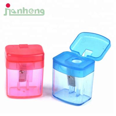 China School Pencil Sharpener Plastic Colorful Manual Pencil Sharpener for sale