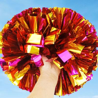 China Shiny Poms 2 Packs Cheerleading Pom Poms for sale