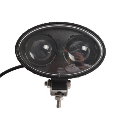 China High quality 10-80v 10w led blue spot light for forklift crane safety or DP-LED warning area light for sale