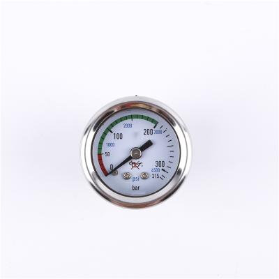 China SS304 Stainless Steel High Pressure Shock Proof Pressure Gauge For Hydraulic Use for sale