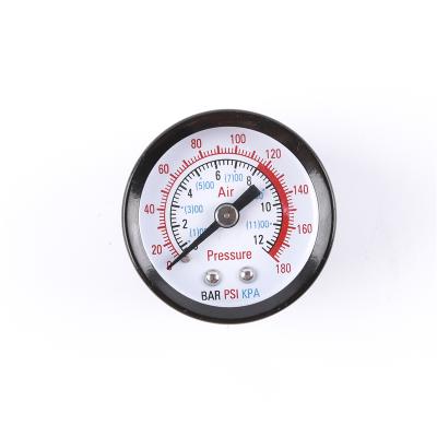 China Brass Dry Back Pressure Gauge Maintain Pressure Gauges For Air Compressor for sale