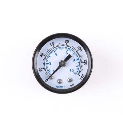 China Brass General Type Back Pressure Gauge Connection Industrial Use Pressure Gauge for sale