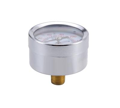 China Wire Brass Back Connection Vibration Resistant Pressure Gauge For Machine for sale