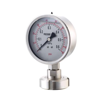 China SUS316 Flange Connection High Quality Diaphragm Pressure Gauge For Medical Industry for sale