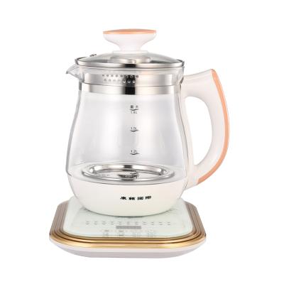 China Keep Health Warm Electric Automatic Glass Kettle Household 1.8L Multifunctional Kettle for sale