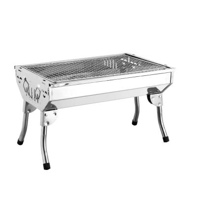 China Folding Size Adjustable Promotional Hot Sale Charcoal Grill Outdoor Portable Stainless Steel Charcoal Grill for sale