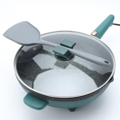 China Commercial multifunctional household electric frying pan with light oil smokeless non-stick pan for sale