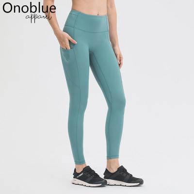 China Breathable No Toe Yoga Pants Push Up Gaiters Gym Camel Fitness Proof Running Tights Women Gym Gaiters High Waist Side Squat Pocket for sale