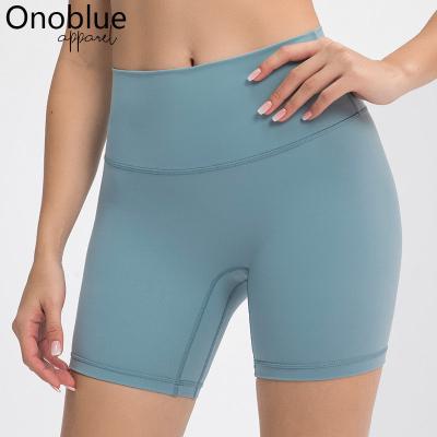 China 2021 Breathable Women No Toe Rise Butter Soft Camel Sportswear HAigh Fitness Gym Shorts Workout Training Yoga Shorts for sale