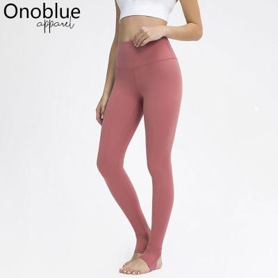 China Manufacturers Breathable Women Sweatpants Sports Gaiters Yoga Butter Soft Foot Pants Riding Gym High Quality Gaiters for sale