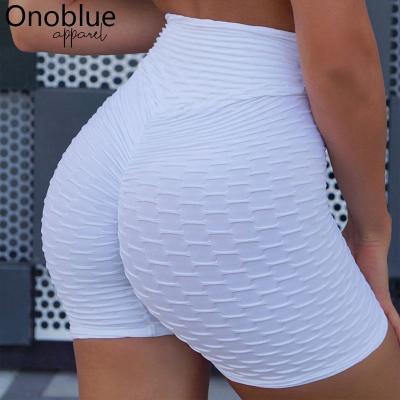 China 2021 Custom Sexy Gym Women Fitness Logo Breathable Athletic Shorts Refine Honey Comb Shorts Black for sale