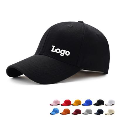 China Wholesale COMMON Embroidery Baseball Caps Solid Color Adjustable Outdoor Sports Cover Cap Hats for sale