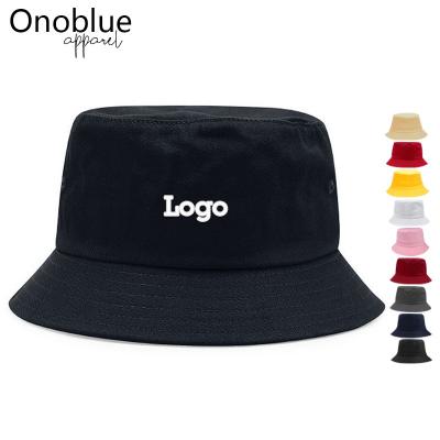 China Custom Wholesale Casual Bucket Hat Women Cotton Fisherman Hat Bucket Fishing Hats for sale