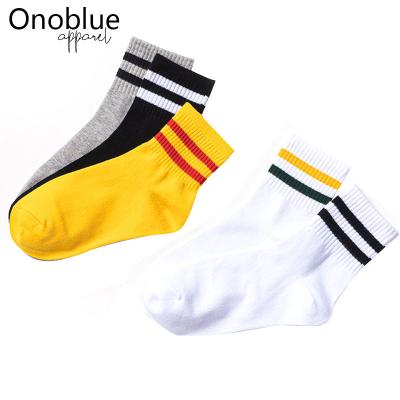 China Breathable Women Spring Summer Striped Ankle Socks Custom Gym Sports Socks for sale