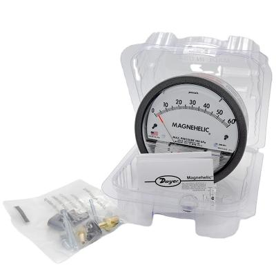 China Made in Vacuum Mechanical Gauge Gauge Micro Porcelain Air Pressure Difference Pressure Gauge Measuring 2000 for sale