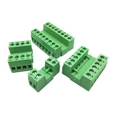 China 5.08mm Pitch PCB Pluggable Screw Terminal Blocks Docking Socket Plug 300V 15A for sale