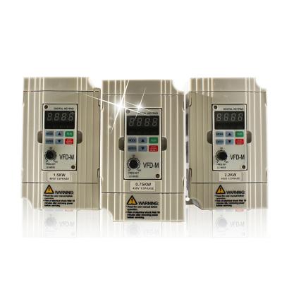 China Frequency AC Servo Driver 0.4kw 0.75kw 1.5kw  3 PH 380V - 460V VFD015M43B Inverter Delta Compatible for sale