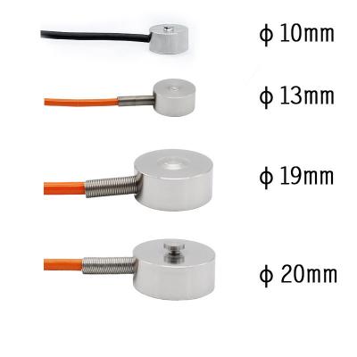 China Mini Micro Button Load Cell Miniature Compression Force Sensor Transducers 10mm to 20mm for sale