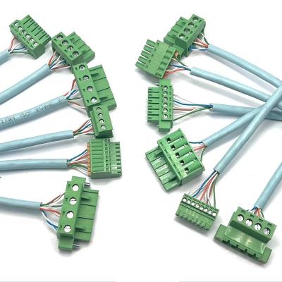 China 5.08mm Feed Through Terminal Blocks Wiring Harness Cable Assembly Customized Service for sale