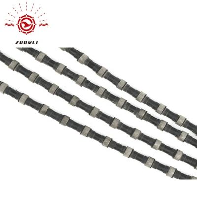 China High Yield High Yield 11.5mm Diamond Tool Wire Rope Diamond Wire Saw For Granite Quarry for sale