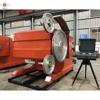 China High Cutting Efficiency Quarry Diamond Wire Saw Machine Stone Mining 75KW Granite for sale