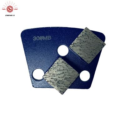 China High Efficiency 30# Diamond Segment Floor Pad Polishing Grinding Square Shape for sale